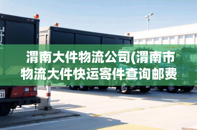 渭南大件物流公司 寄件查詢、郵費(fèi)估算與票據(jù)信息咨詢服務(wù)全指南
